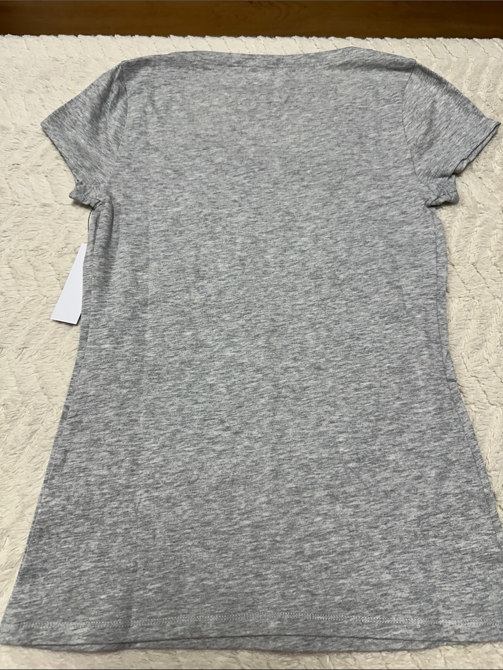 NO BOUNDARIES 2 PACK SEMI FITTED SHORT SLEEVE TEE GRAY & PINK XS NWT (0-2) - Picture 11 of 11
